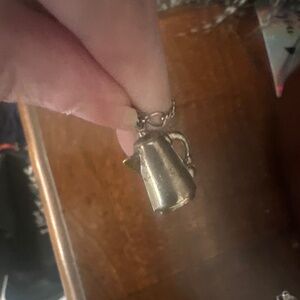 Vintage Sterling Silver Coffee Pot Charm